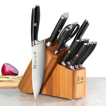 Cangshan L Series 12-Piece German Steel Forged Knife Set � | Costco $104.99