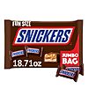 $4.89 SNICKERS Fun Size Candy Bars 18.71oz Jumbo Bag Amazon