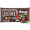 $2.28 M&amp;amp;Ms Milk Chocolate Fun Size Candy Bag, 10.53oz Amazon