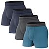 $13.99 4-Pack Pair of Thieves Men's Boxer Briefs Soft Cotton Tagless Mens Underwear Amazon