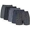 $14.99 5-Pack Gildan Mens Boxers Underwear (Black Stripe Assorted)
