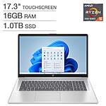 $464.99 HP 17.3&quot; HD+ Touchscreen Laptop AMD Ryzen 5 7430U 16GB RAM 1TB SSD Costco