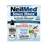 $9.28 NeilMed Sinus Rinse Kit with 50 premixed salt packets with S&amp;S