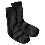 $6.50 Hanes Women's Crew Socks Black (8-12) 10-Pack Amazon