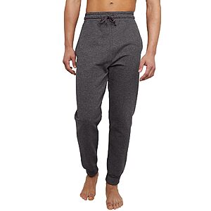 Hanes Men's EcoSmart Fleece Sweatpants Joggers (Charcoal Heather) $7.20 
