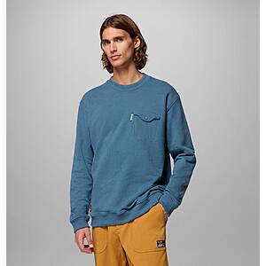 $25.60 Columbia Men's High Cascades French Terry Long Sleeve Sweatshirt Shirt