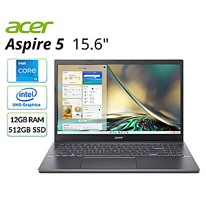 $306.89 Acer Aspire 5 15.6" Laptop FHD Intel i5-12450H 12GB RAM 512GB SSD Refurbished