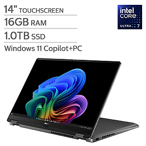 Asus Vivobook Flip 14" OLED Touch 2-in1 Laptop Intel Ultra 7 256V 16GB LPDDR5X 1TB SSD $699.99 (plus $14.99 shipping) Costco