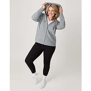 $7.64 to $7.98  Hanes Women's EcoSmart Full-Zip Fleece Hoodie Jacket (S and M only)