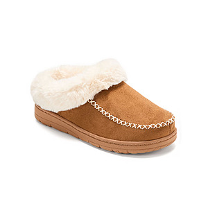$6.25 Dearfoams Cozy Comfort Women's Moc Toe Clog Slippers (7-8 and 9-10)