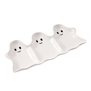 Way To Celebrate Halloween Three-Ghost Ceramic Serving Tray $5.97