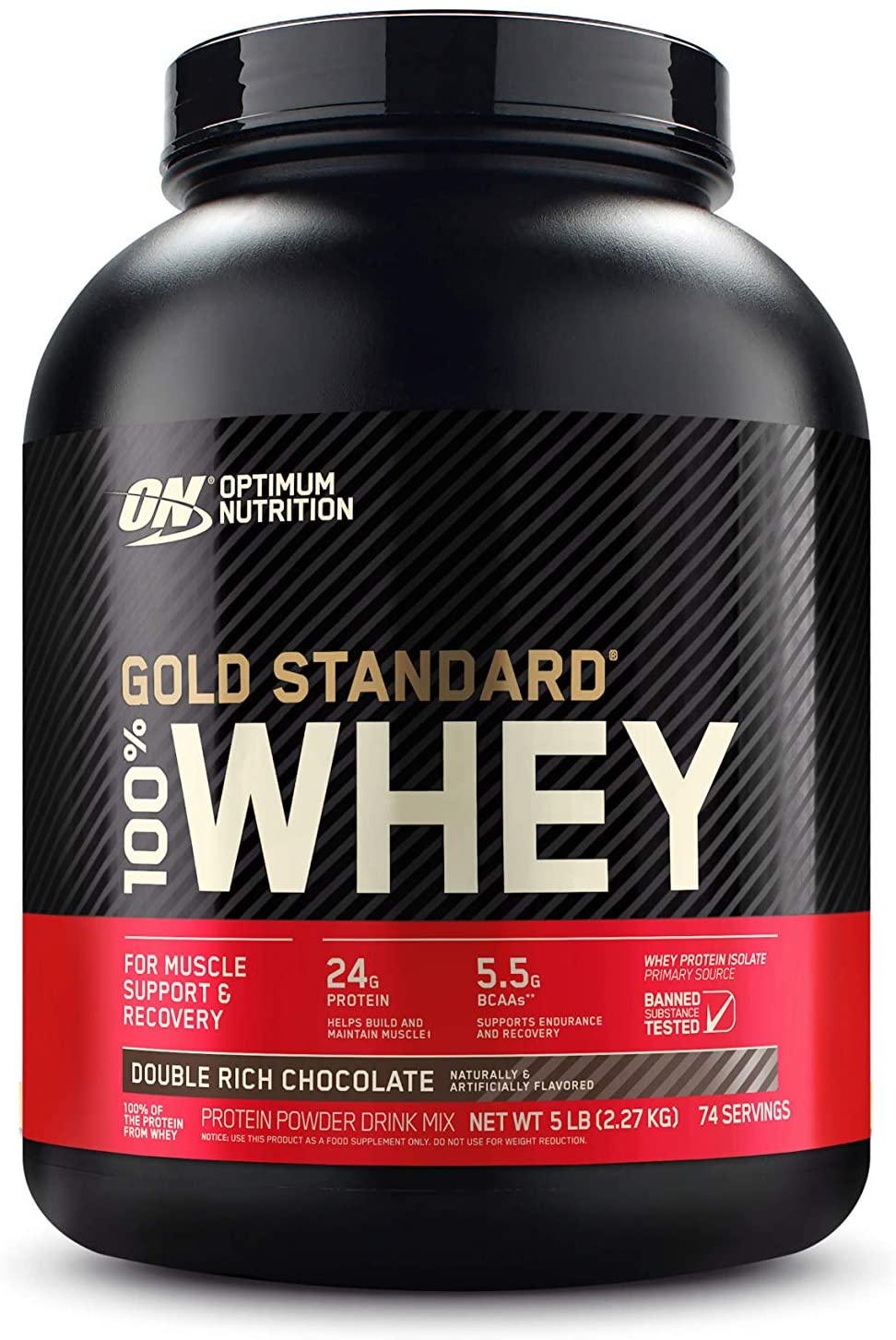 Amazon.com: Optimum Nutrition Gold Standard 100% Whey Protein Powder, Double Rich Chocolate, 5 Pound (Packaging May Vary): Health & Personal Care $35.19 (2 for $82.10 w/5% S&S)