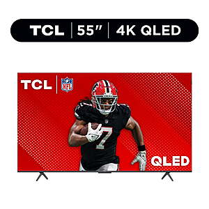 TCL 55” Class Q6 (55Q651G) 4K UHD HDR QLED Smart TV with Google TV (NEW 2024) $278
