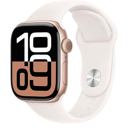 Apple Watch Series 10 GPS + Cellular 42mm Rose Gold Aluminum Band - M/L $229