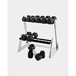 Weider 200 Lb. Dumbbell Kit w/Rack (includes Free SmartShake Lite Shaker Cup) - $284 + FREE SHIPPING