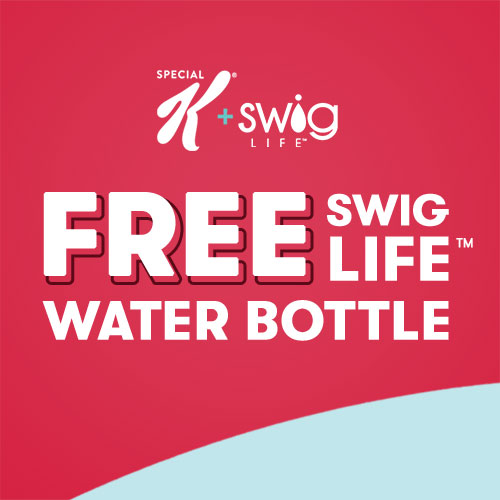 Free 20oz Special K Swig Life Water Bottle (31.95 value) w/ Purchase