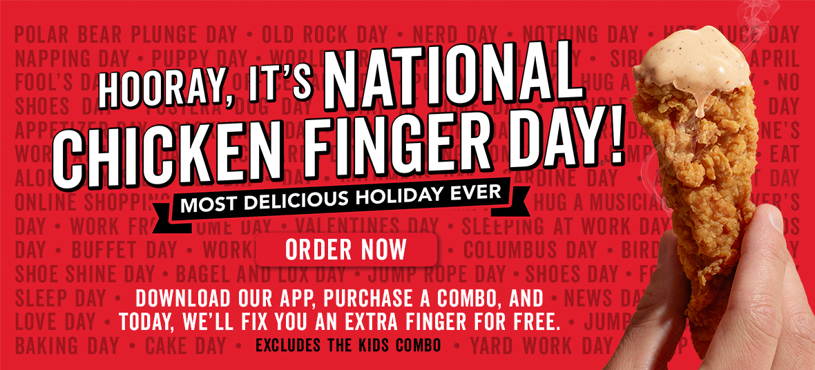 Raising Cane's Free Extra Chicken Finger w/ Combo Meal Purchase