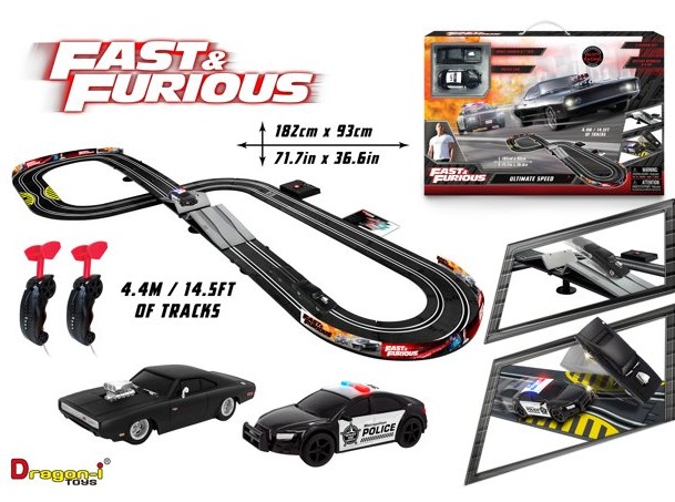 2 Fast 2 Furious Dodge Charger R/T 1970 Ultimate Speed Raceway Slot Car Set