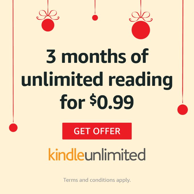 3-months of Kindle Unlimited for $0.99