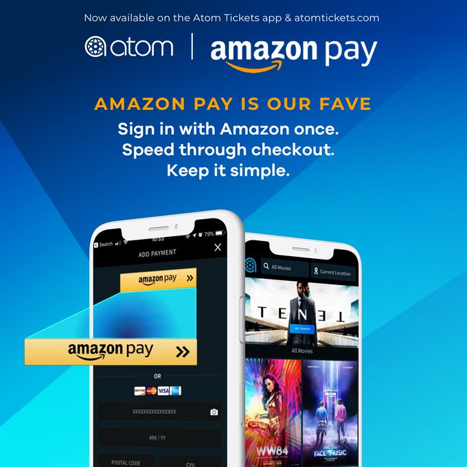 ATOM Tickets: Purchase a $6+ Movie Ticket w/ Amazon Pay, Get
