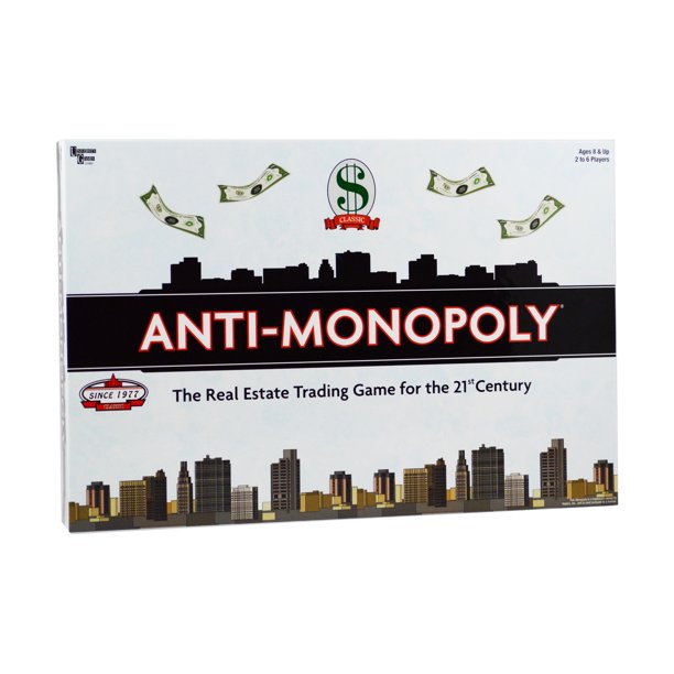 Anti-Monopoly Board Game by University Games $11.99