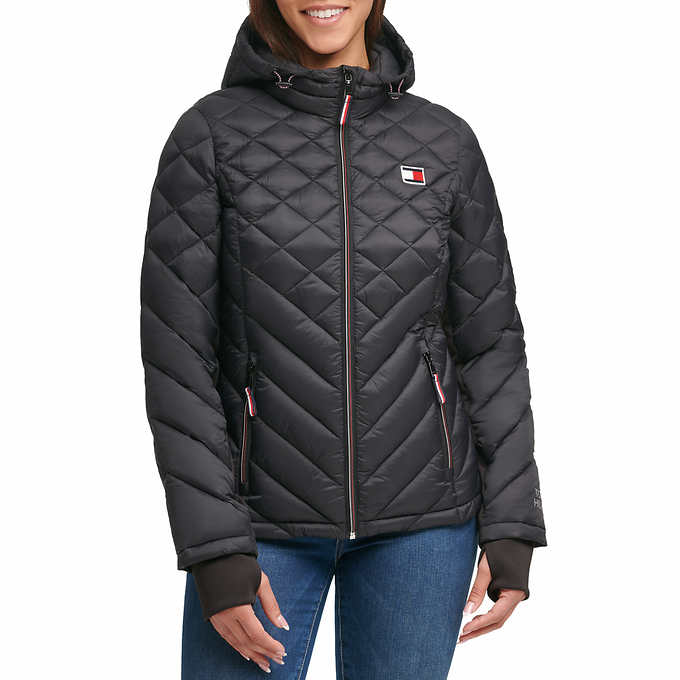 Select Costco Tommy Jacket (Black, Small or X-Small)
