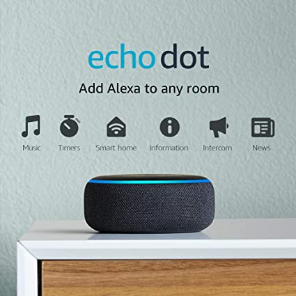 Amazon Echo Smart with Alexa (3rd Charcoal)
