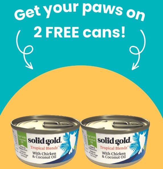 2Count Cans of Solid Gold Wet Cat Food