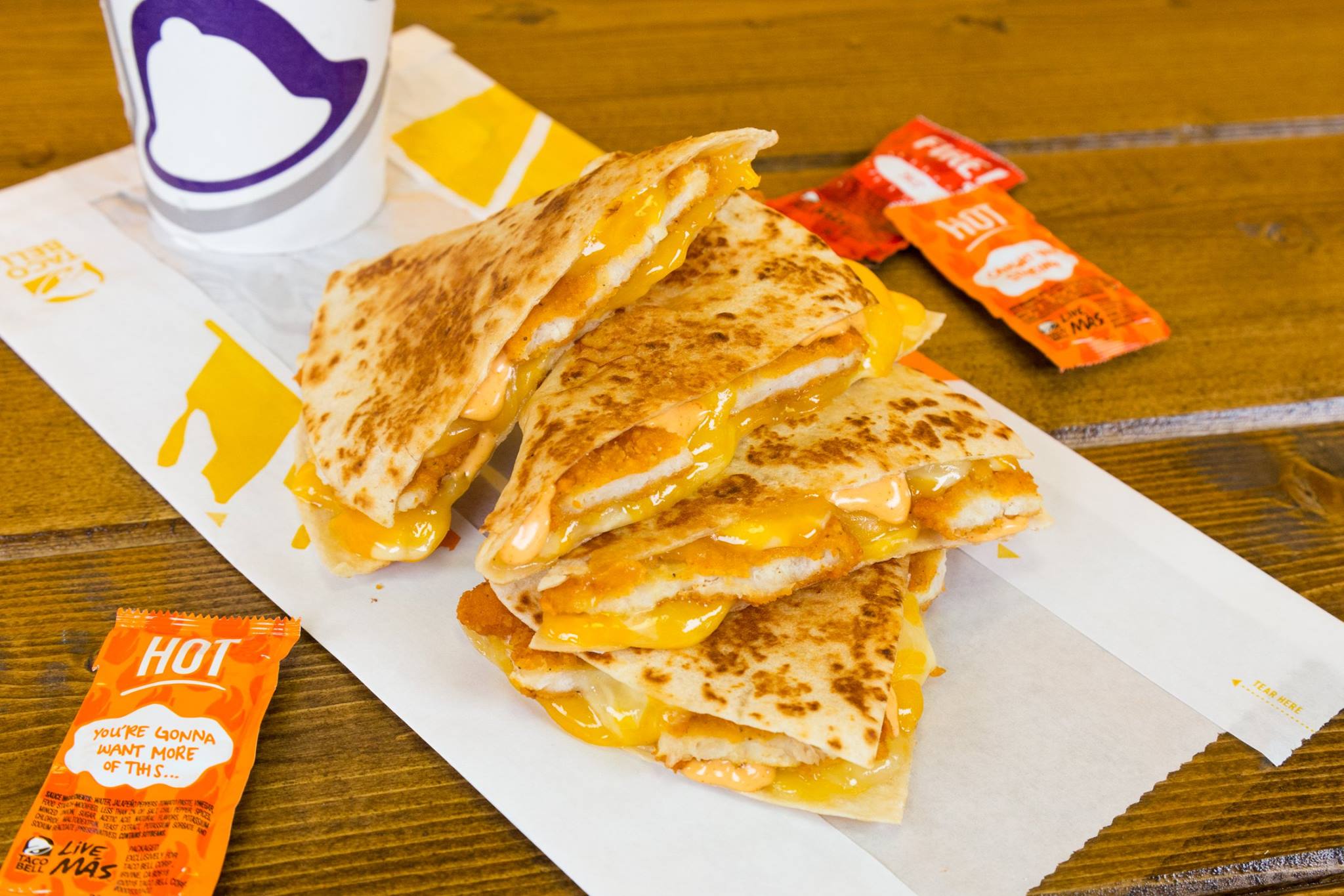 Taco Bell Tuesday App Drop for 2/6 at 2PM PST - $1 Chicken Quesadilla (1-Hour Only)