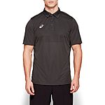 ASICS Men's Hex Print Performance Polo (Small) + 2.5% SD Cashback (PC Req'd) $10 &amp; More + Free S&amp;H on $75+