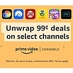 Amazon Prime Members: 2-Months Premium Trial Channels: Starz, AMC+, Showtime $1/Month &amp; More