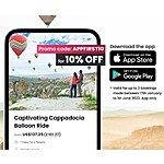 Viator: 10% Off Tours &amp; Activities (App Only Promo)