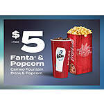 AMC Theatres: $5 Cameo Popcorn &amp; Fountain Drink Combo for Teens (Student ID required)