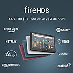 Prime Members: 32GB Amazon Fire HD 8 Tablet $45 &amp; More + Free Shipping