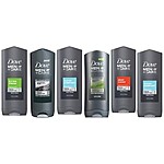 6-Pack 13.5oz Dove Men's Shower Gel $20 &amp; More + Free S/H w/ Amazon Prime
