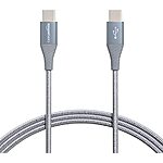 6' 100W Amazon Basics USB-C to USB-C 2.0 Fast Charging Cable w/ PD $6.70