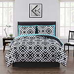 8-Piece Mainstays Bed in a Bag Comforter Sets w/ Sheets (various colors/sizes) $25