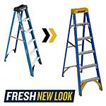 Werner 4-Ft Fiberglass Step Ladder (8-Ft Reach Height, 250-lbs Capacity) $39.90 &amp; More + Free Shipping