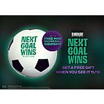 AMC Theatres: Buy Movie Ticket for Next Goal Wins for 11/16, Get Free Mini Soccer Ball Squishy