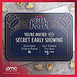 AMC Theatres & Regal Cinemas: Early Showing of Never Before Seen Rated R Film $5 (valid 11/27 only)