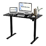 40"x24" FlexiSpot Whole-Piece Electric Height Adjustable Standing Desk (Black) $80 + Free Shipping