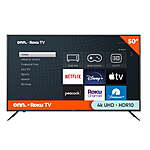 50&quot; onn. 4K UHD LED HDR Roku Smart TV $198 + Free Shipping