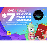 AMC Theatres: Small Popcorn + Small ICEE or Coca-Cola Freestyle Drink in Color Changing Cup for $7 (Must show Student ID)