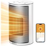 Prime Members: 1500W Govee Smart Indoor Space Heater w/ Voice Control (White or Black) $20 + Free Shipping