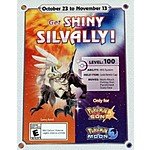 Free Pokemon Sun or Moon Nintendo 3DS Game Special Code Card for Shiny Silvally @ Gamestop. Ends 11/13