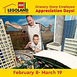 Legoland Discovery Center Atlanta: Free Admission for Grocery Store Workers. 50% off for their guests *Feb 8 - March 19 (Mon - Fri only)