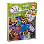 131-Piece Spark Create Imagine Wooden Magnetic Shapes Toy Set $4.90