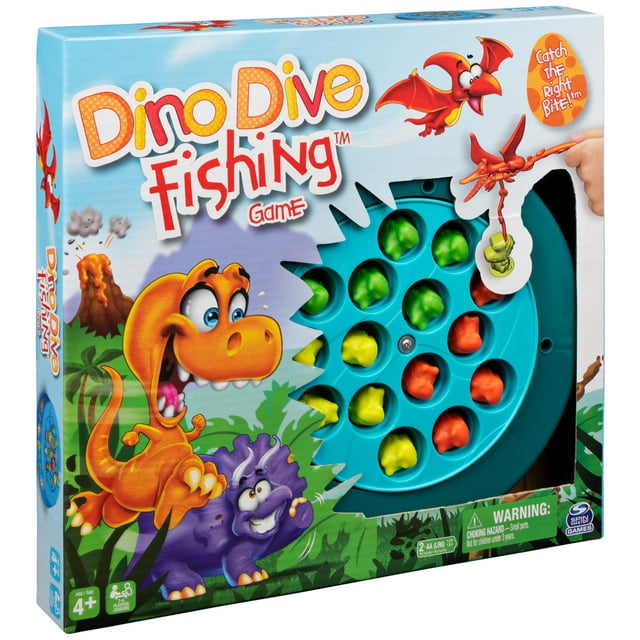 Dino Dive Fishing Game or UNO Iconic 2010s Era $1 Each
