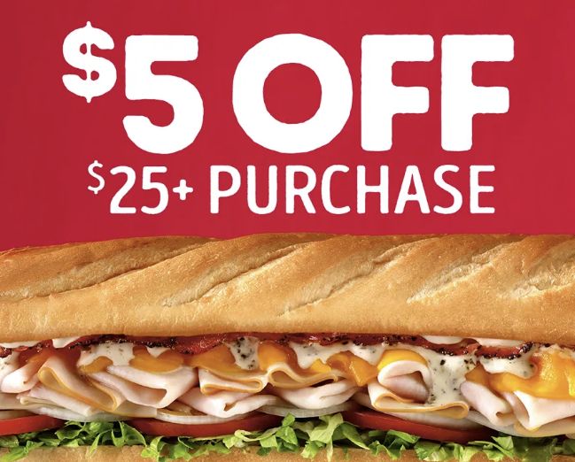 Firehouse Subs 5 Off 25+ Orders via App or Online (Valid 5/11 & 5/12