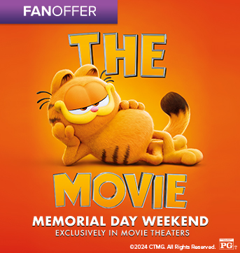 Fandango: Buy 2, Get 1 Free Tickets for The Garfield Movie (2024)